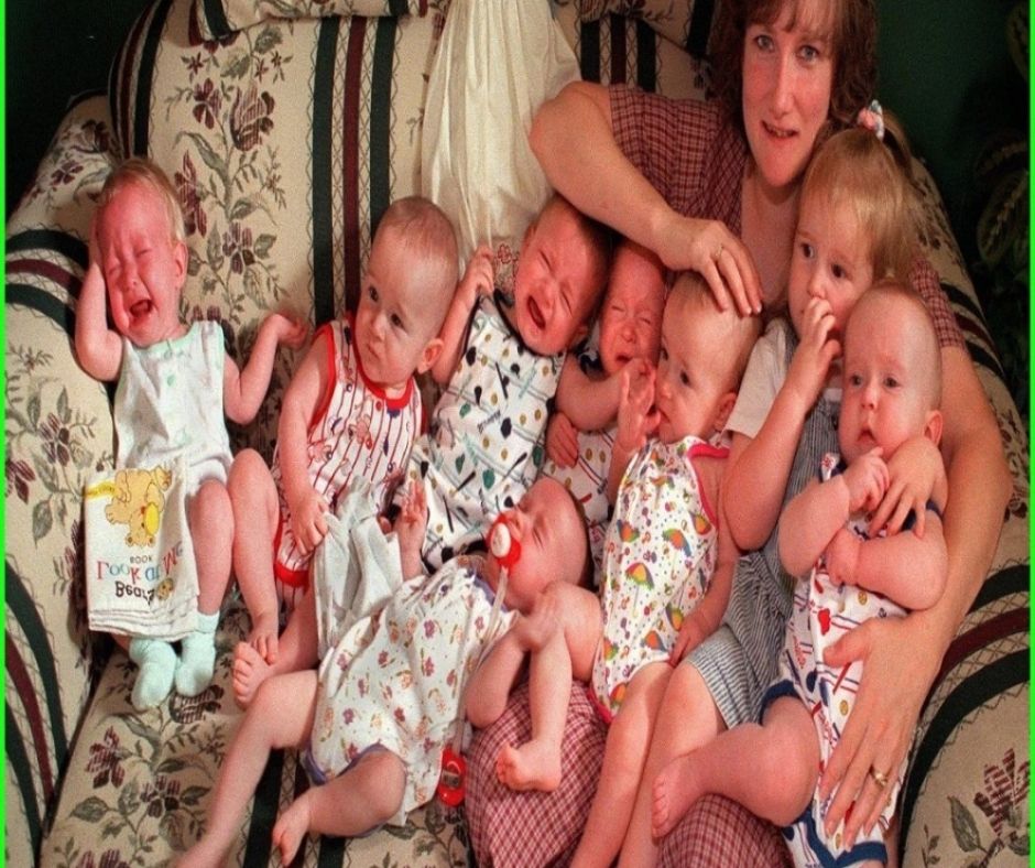 A mother gives birth to  Septuplets, who were abandoned by their father. Watch how they became after 20 years.